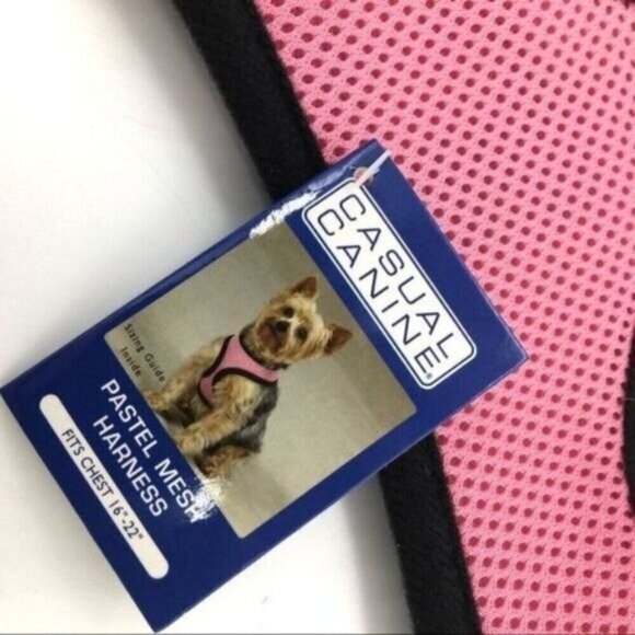 Casual Canine Pink Mesh Dog Harness Medium New - Picture 3 of 8